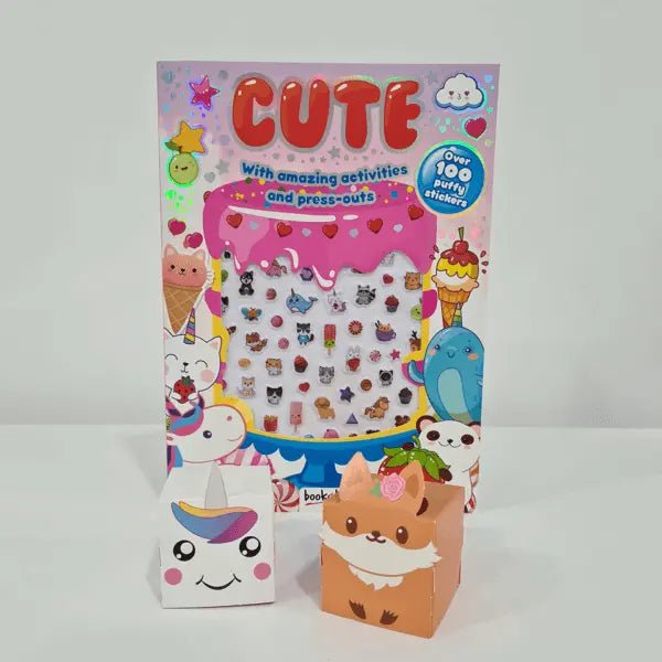 Puffy Sticker Activity Book: Cute - Readers Warehouse