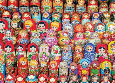 Russian Matryoshka Dolls 1000 Piece Puzzle Box Set - Readers Warehouse