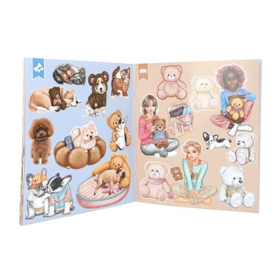 TOPModel Team Teddy Sticker World Book