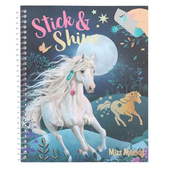 Miss Melody Stick & Shine Colouring Book