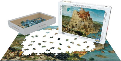 The Tower of Babel 1000 Piece Puzzle Box Set - Readers Warehouse