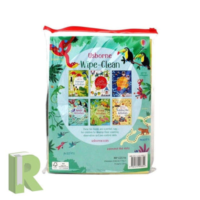 Usborne Wipe Clean Activity Book Collection - Readers Warehouse