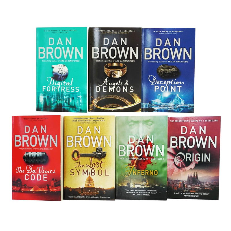 Dan Brown 7 Book Collection Pack