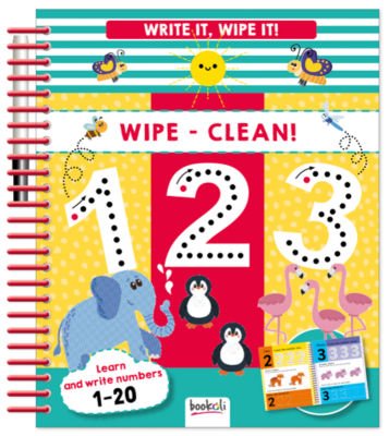 Write It - Wipe It - Learn And Write First Numbers - Readers Warehouse