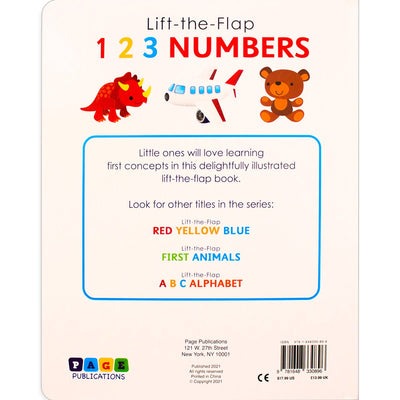 123 Numbers - Lift the Flap Activity Kids Books - Readers Warehouse