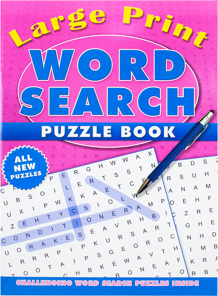 Wordsearch Large Print Pink Puzzle Book