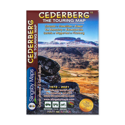 Cedarberg Touring Map 15th Edition - Readers Warehouse